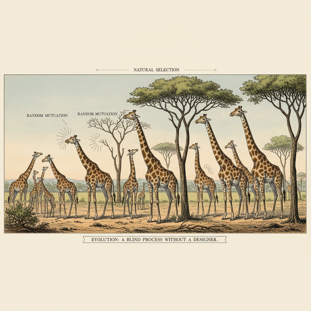 Evolution by Natural Selection - A Blind Process Without a Designer