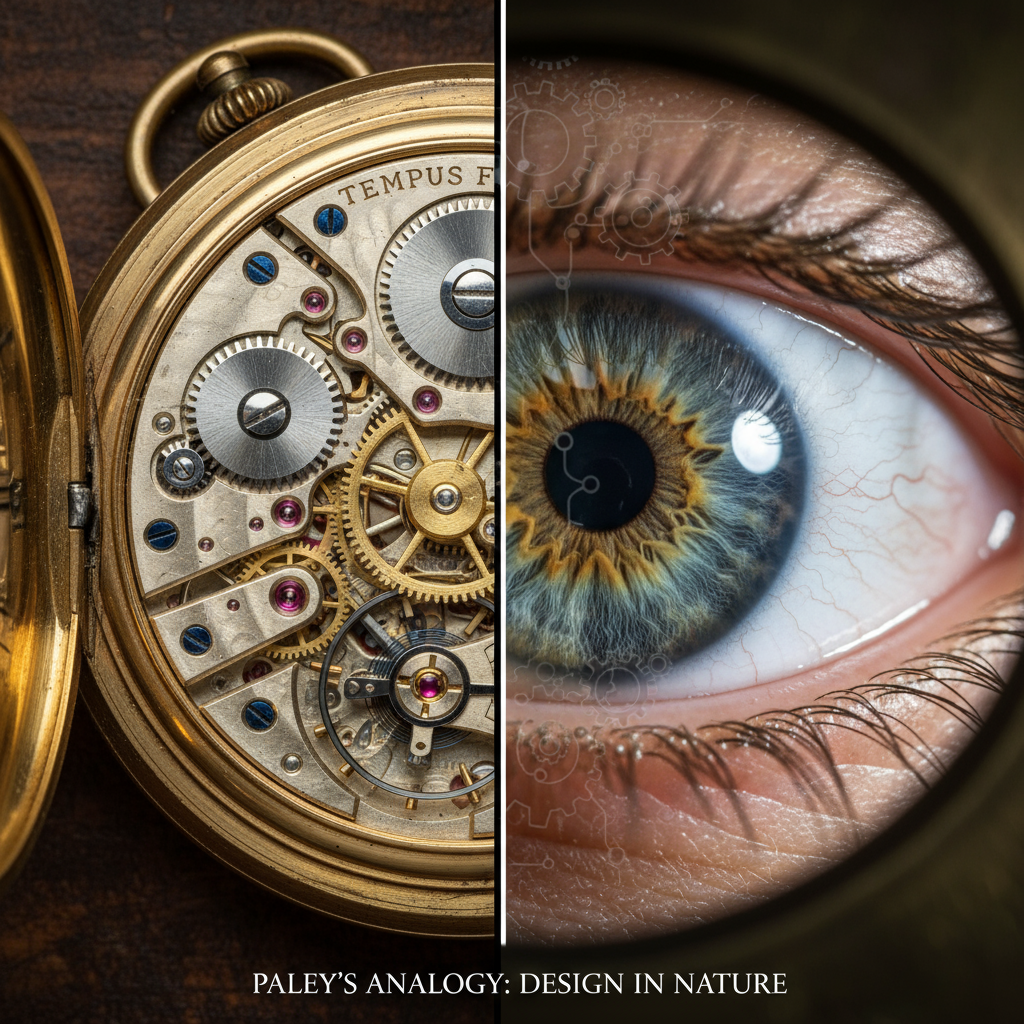 Paley's Analogy: Design in Nature - The watch mechanism compared to the human eye
