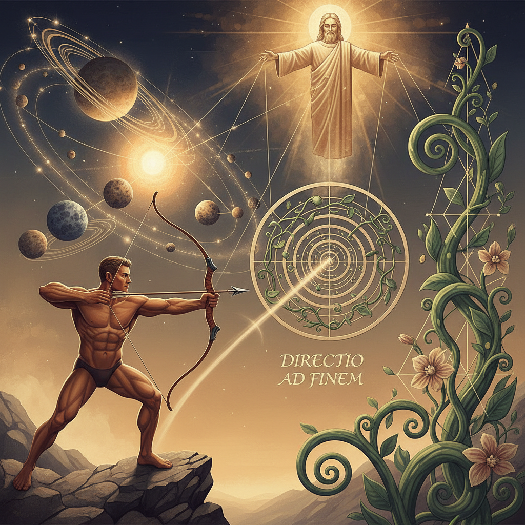 Directio ad Finem - The archer directing the arrow toward its end