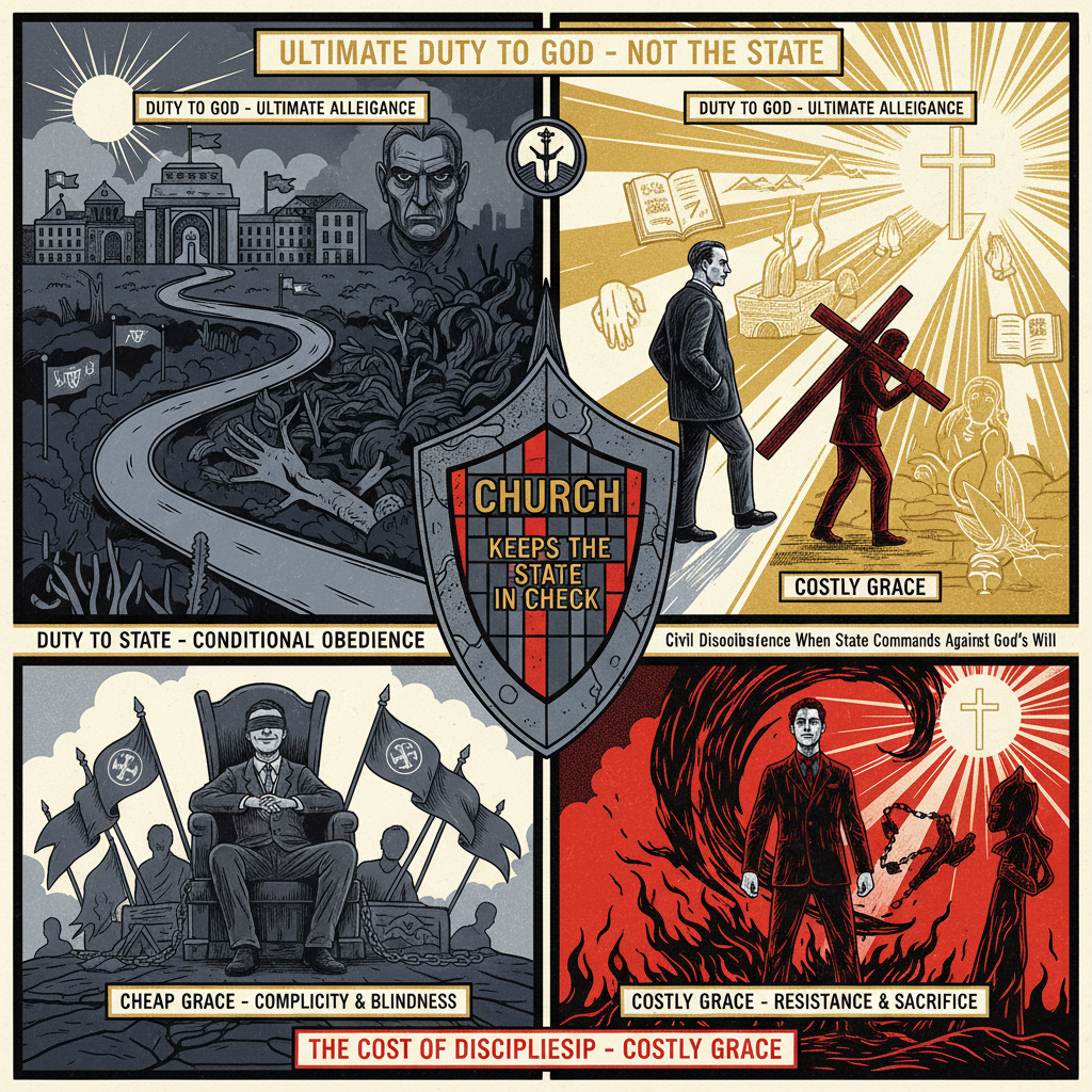 Christian Moral Action - Bonhoeffer's teachings on duty to God and the state