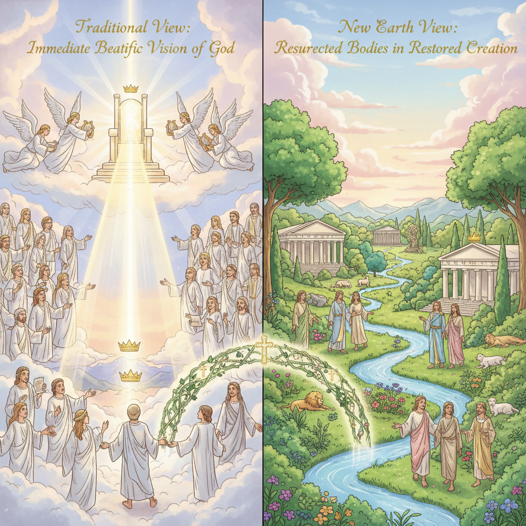 Death and the Afterlife - Two views of Heaven