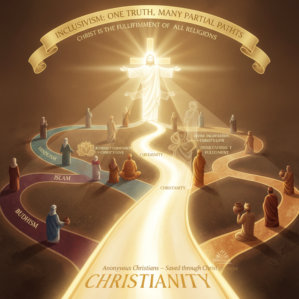 Christian Inclusivism - Multiple religious paths converging toward Christ