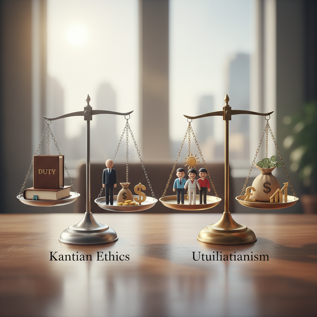 Kantian Ethics and Utilitarianism: Applying moral frameworks to business decisions