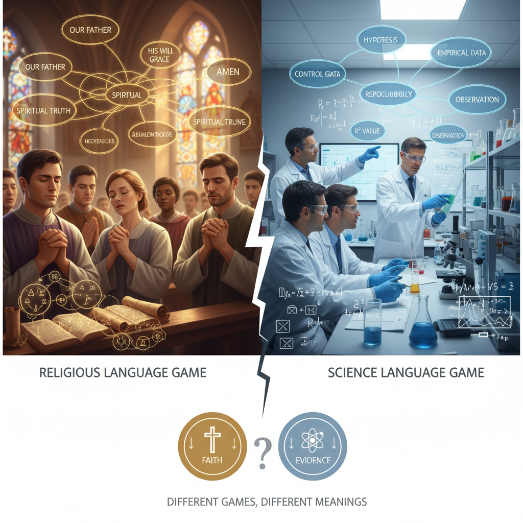 Religious vs Scientific Language Games